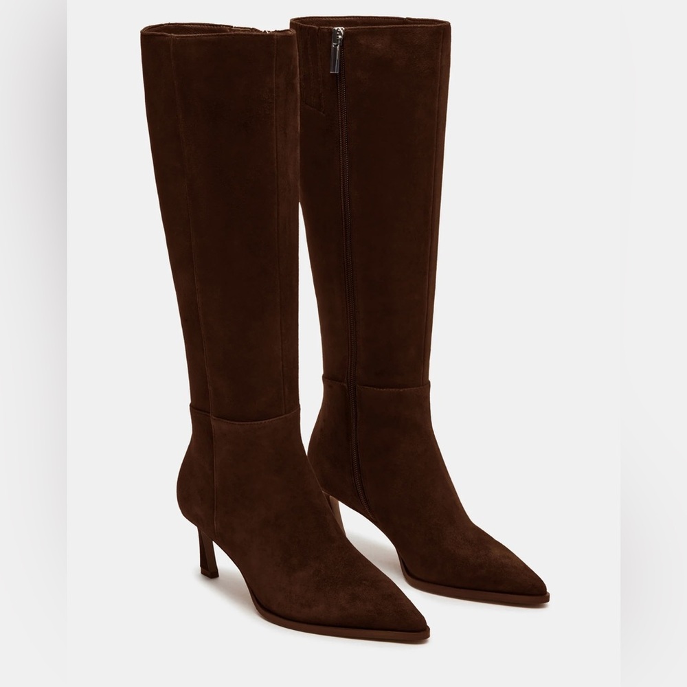 Chic Brown Heeled Boots for Women